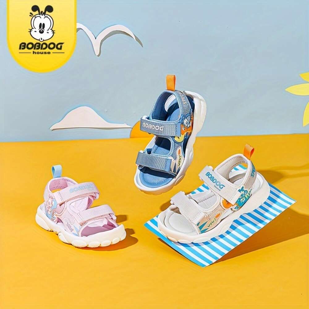 BOBDOG House Unisex Kid's Open Toe Breathable Sandals Comfy Durable Beach Water Shoes Summer BJ22663