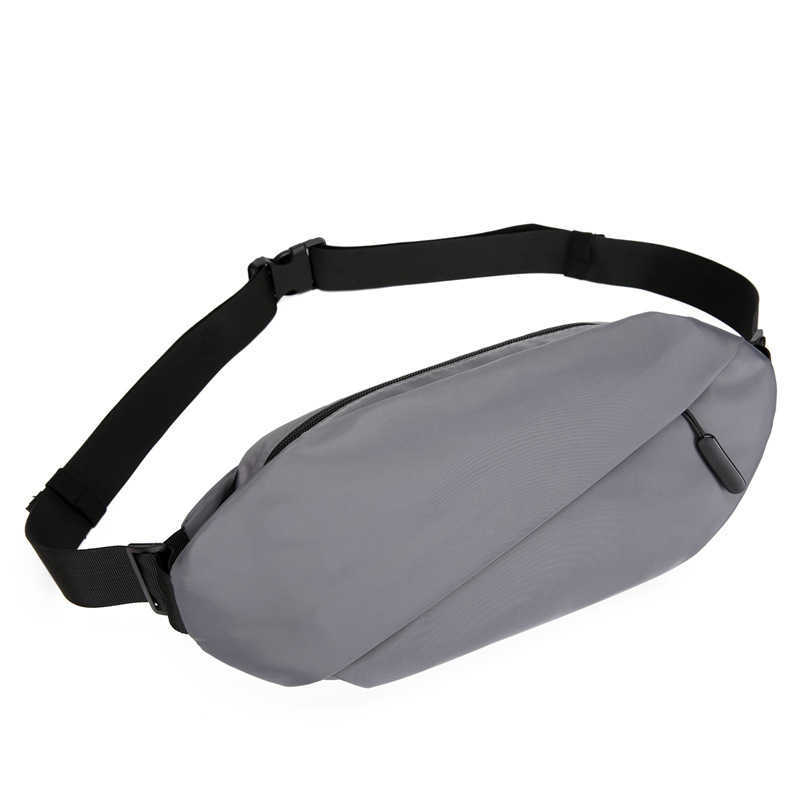 waterproof chest bag waist bag for men and women, personalized casual outdoor sports crossbody bag, fashionable Korean trend men's bag 241123