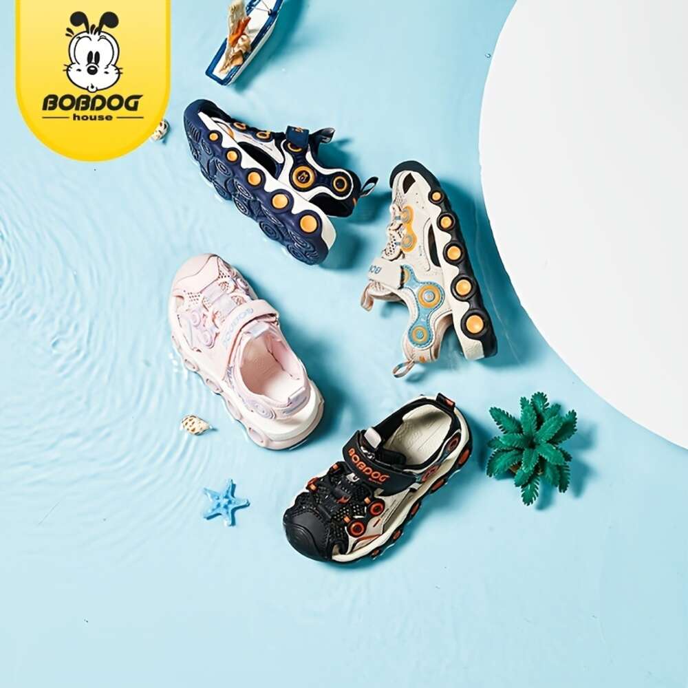 BOBDOG House Unisex Kid's Close Toe Breathable Sandals Comfy Durable Beach Water Shoes for Boy's & Girl's Outdoor Activities BMT22241