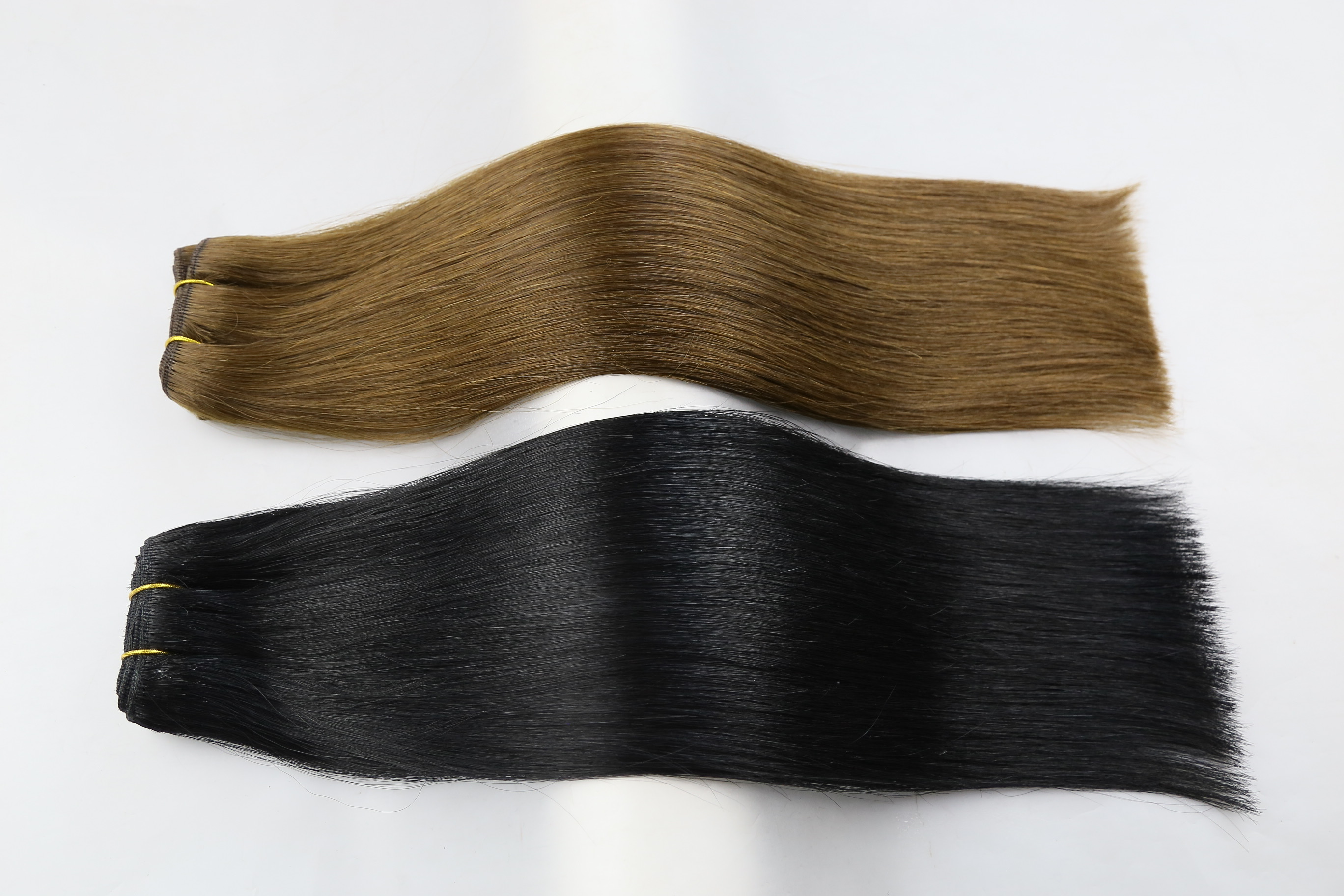 Human full hair film hair PU hair extensions natural traceless hair extensions Tape in Human hair European and American fashion