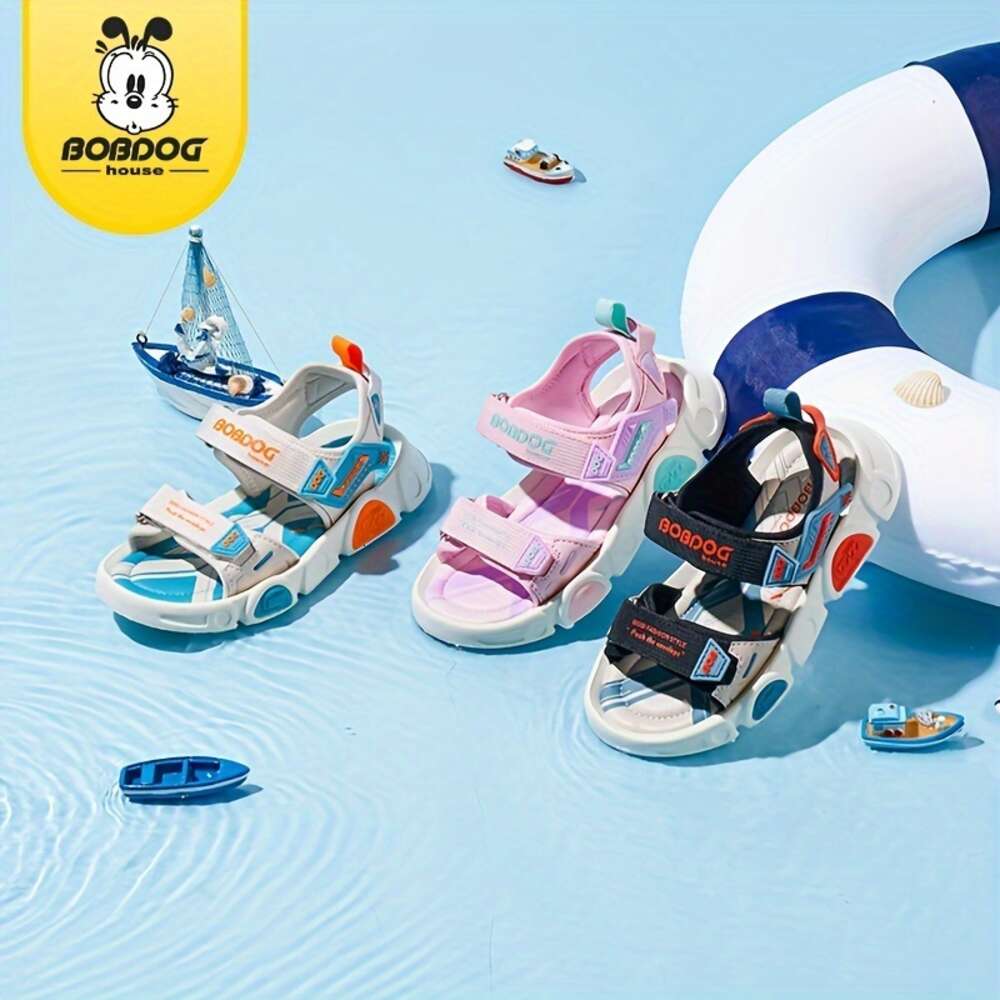 BOBDOG House Unisex Kid's Open Toe Breathable Sandals Comfy Durable Beach Water Shoes for Boy's & Girl's Outdoor Activities BMT22250
