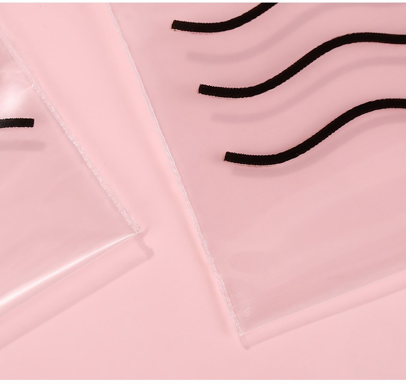 PE transparent storage packaging bag back to school season blood circulation simple learning supplies storage bag leather elastic band underwear gift 