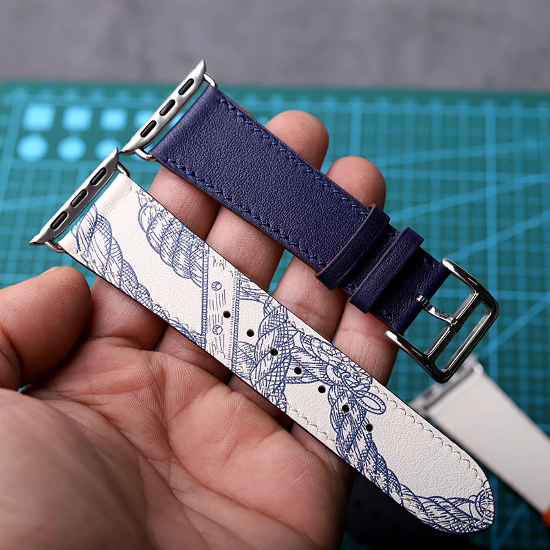 leather strap for Watch 10s mm Ultra 49mm series 9 8 7 6 SE 45mm 44mm accessory watch strap H 241122