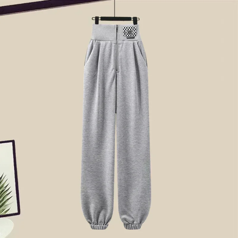 Women Casual Sport Suit Spring Autumn Fashion Pullover High Waist Jogger Leisure Sweatpants Female Running 2 Piece Sets 241121