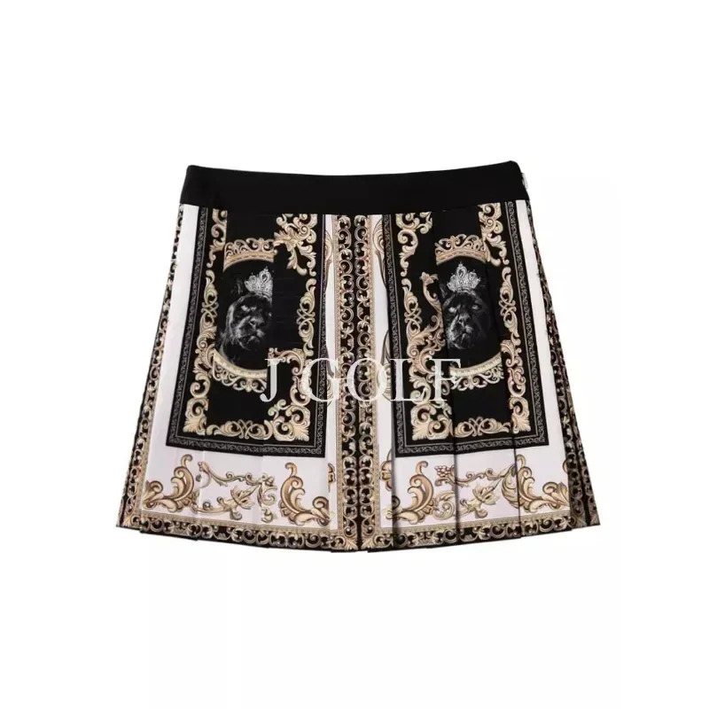 Golf Womens High-end Pleated Short Skirt with Zippered Skirt Pants GOLF 240422