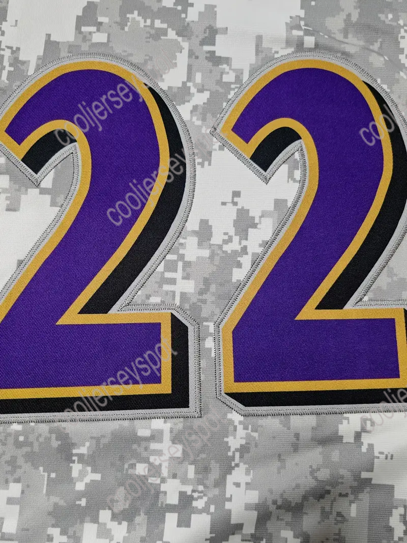 Custom Football Jersey Lamar Jackson Derrick Henry Kyle Hamilton Zay Flowers Ray Lewis Embroidered Number name Size S-XXXL