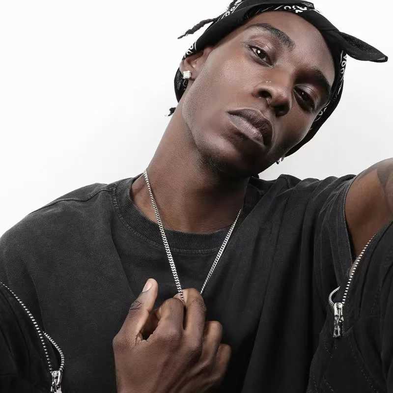 Hip Hop Cuban Chain Necklace Rock Stainless Steel Basic Chain Men Necklace Simple Necklace For Women Fashion Party Jewelry XJ250708