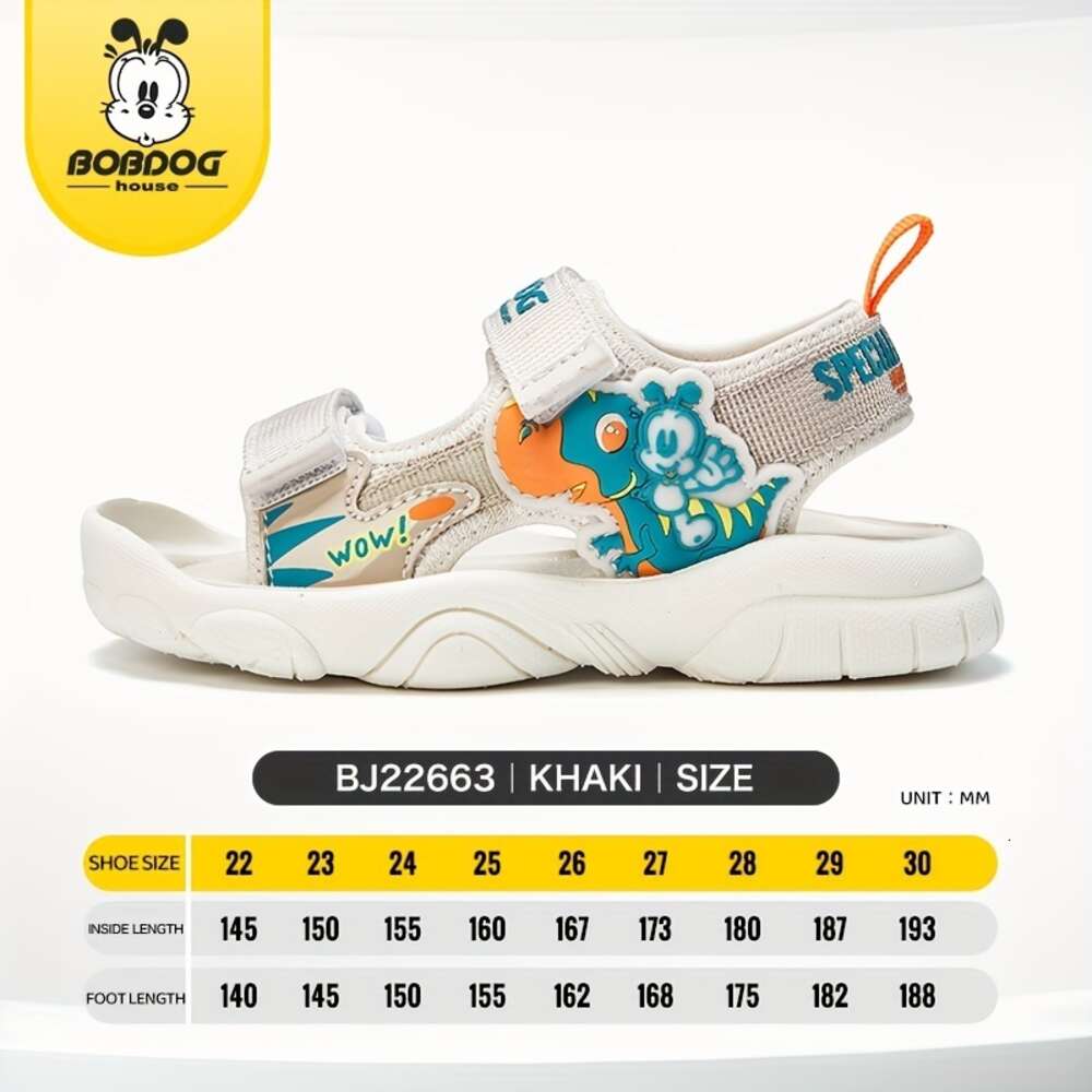 BOBDOG House Unisex Kid's Open Toe Breathable Sandals Comfy Durable Beach Water Shoes Summer BJ22663