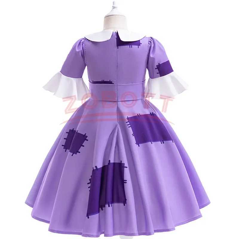 Ragatha cosplay costume magic digital circus girl princess dress 3-10 years childrens printed clothing childrens party Vestido children W241122
