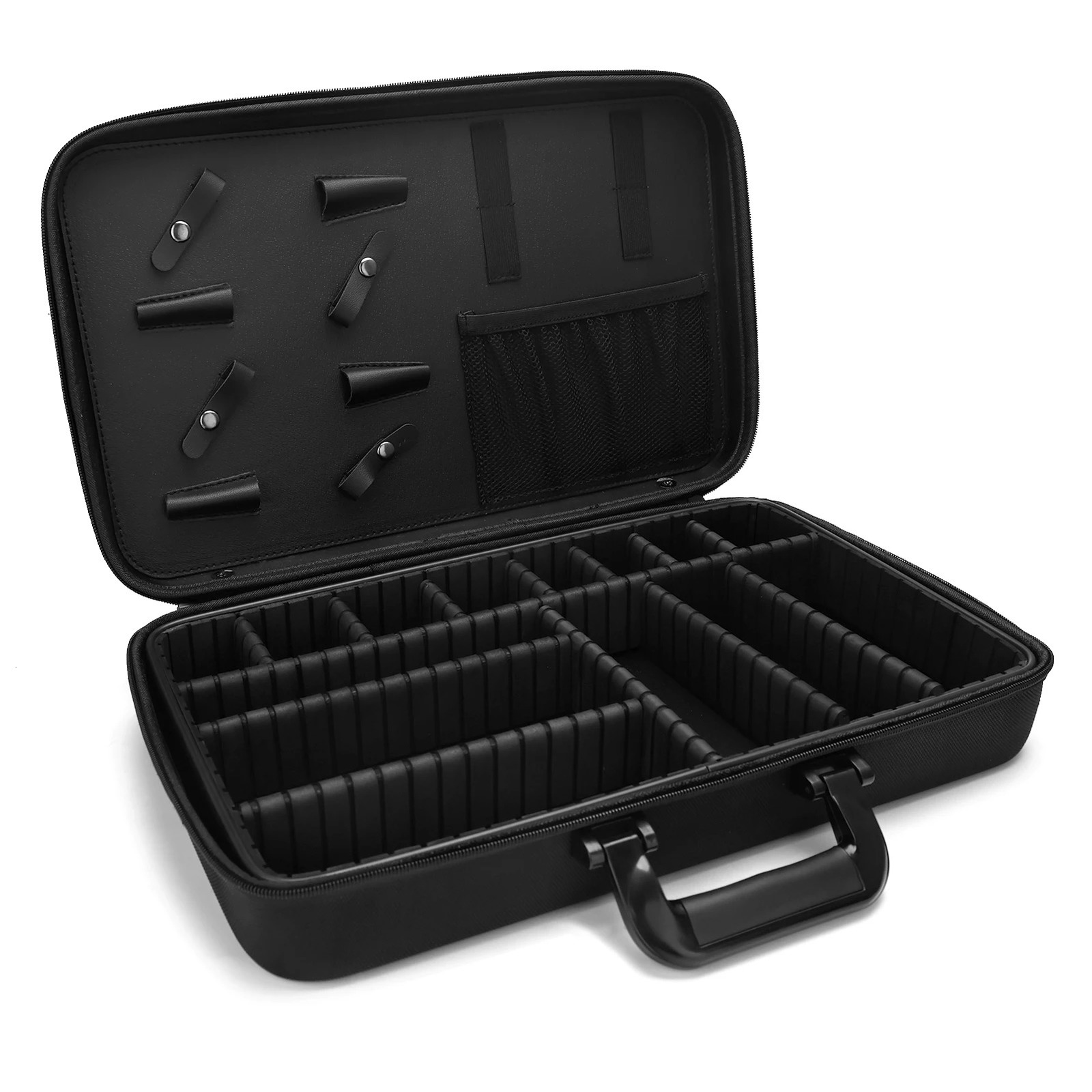 Barber hairdressing tools storage bag high-capacity hair clipper storage box foldable travel handbag professional salon accessories 241122 - view 6