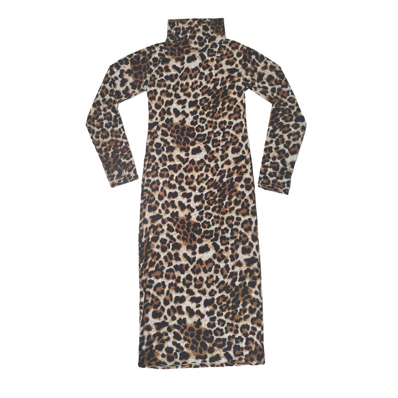 designer dresses for women Kleider designer womens clothing luxury clothes women Long-sleeved high-neck dress for hot girls waist tight sexy hip-cover