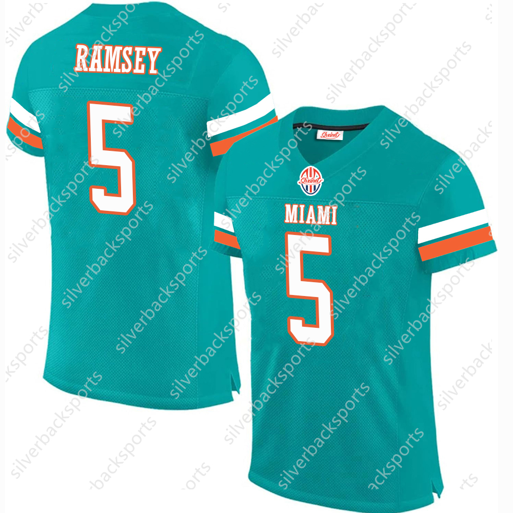 Custom Football Jersey 10 Tyreek 13 Dan Marino 1 Tua Tagovailoa 99 Jason Taylor 17 Jaylen Waddle 8 Jevon Holland 2 Chase Eds Brandon Jo Jerseys