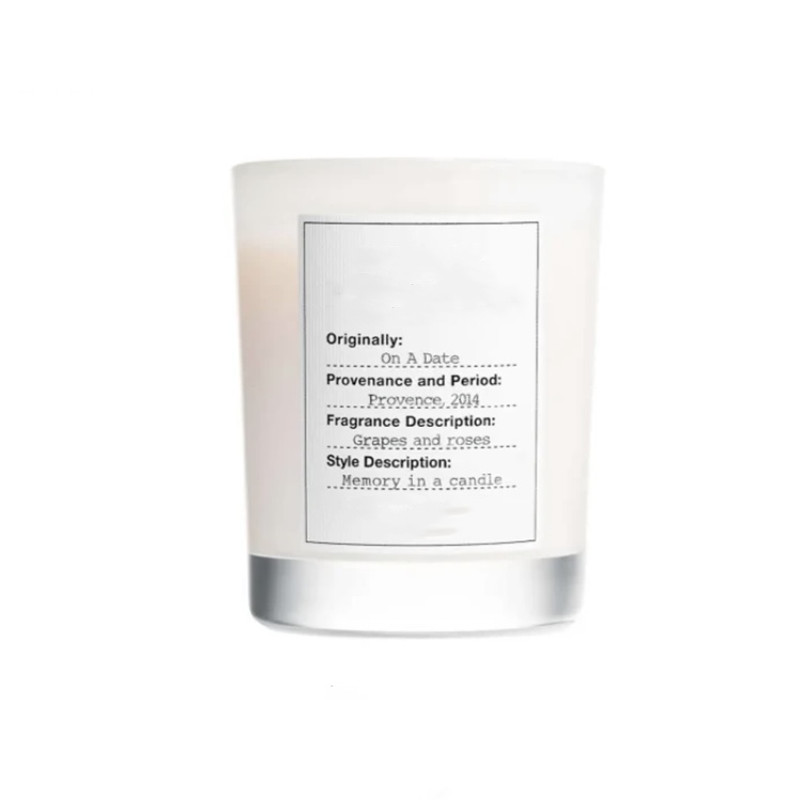 Scented Candle Incense Lazy day Morning Perfume Candle 165g beach autumn vibes Bougie Scented Candles Lasting Paris Brand on a date from the garden bu