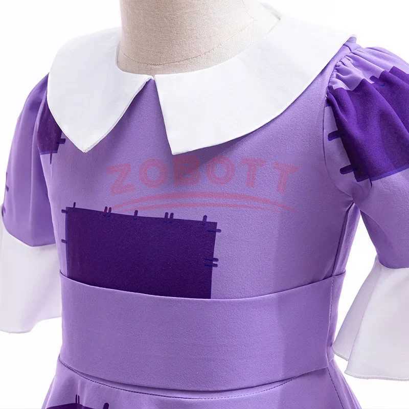 Ragatha cosplay costume magic digital circus girl princess dress 3-10 years childrens printed clothing childrens party Vestido children W241122