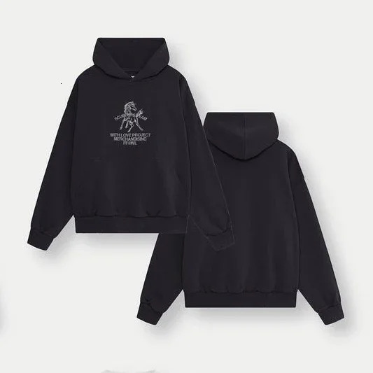 Harajuku scuffer high street oversized sweatshirt goth y2k tops streetwear gothic clothes grunge hoodies women hoodie 241121