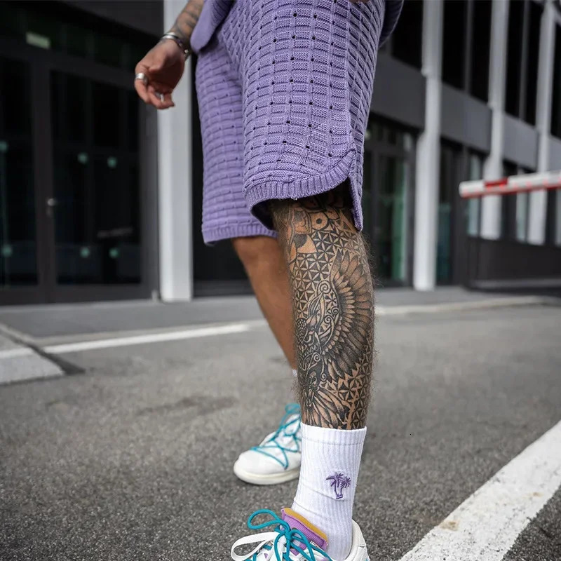 Summer Mens Sets Sports Leisure Daily Loose Trend Short Sleeve Shirt Suit Streetwear Men Shorts Set Ropa Para Hombre 240421