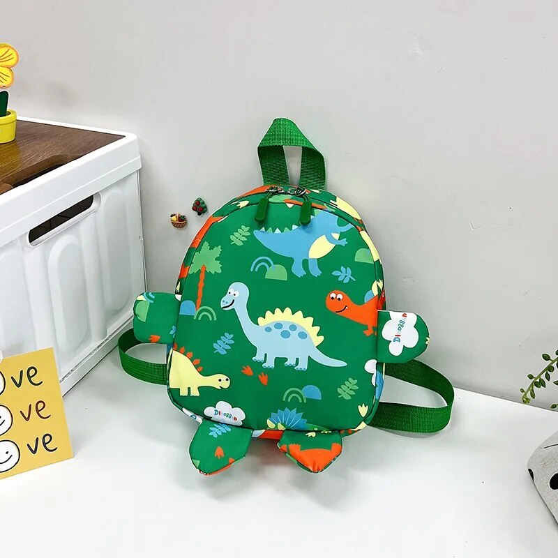 PT040,Cute 2024 Cartoon Dinosaur Baby Backpacks Kindergarten Schoolbag Children Boys Girls School Bags Adjustable Animals Kid Backpack