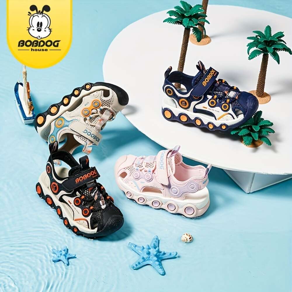 BOBDOG House Unisex Kid's Close Toe Breathable Sandals Comfy Durable Beach Water Shoes for Boy's & Girl's Outdoor Activities BMT22241