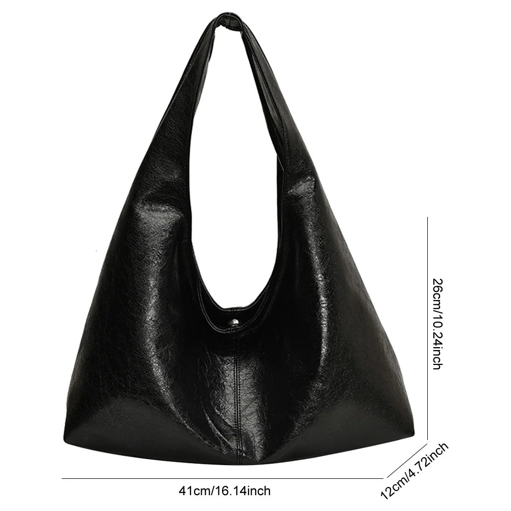 Red Bag for Women PU Leather Shoulder Bags Trendy Hobo Bag Retro Tote Handbag Purse for Women Bag Vintage Handbags 241122