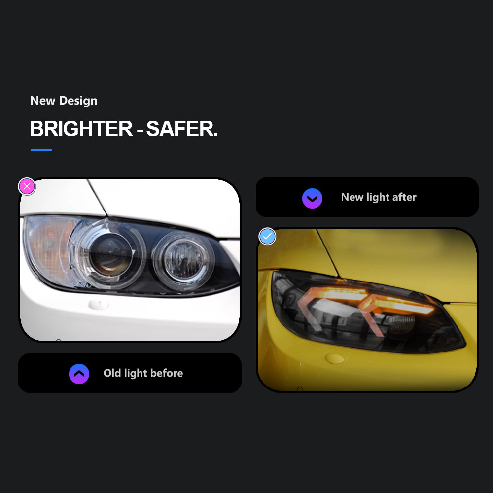 LED Headlight for BMW E92 2011-2013 Headlights E92 330I 335I Modification Assembly LED Lens DRL Turn Signal Light