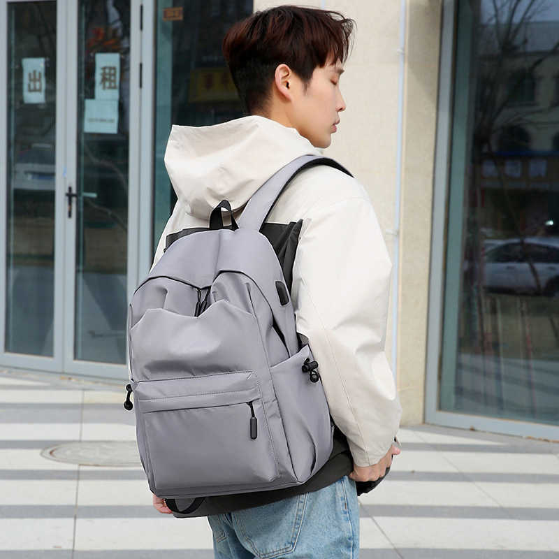 2023 new backpack waterproof fabric large capacity backpack can hold 15 6inch laptops 241121