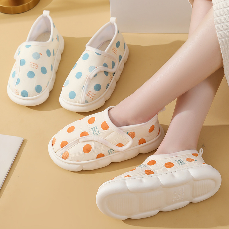 Breathable Postpartum Shoes | Soft Sole Cotton Slippers for Summer