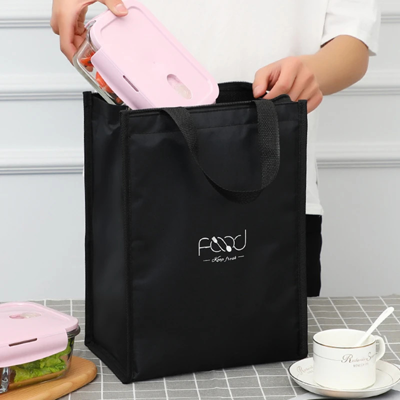 HighCapacity Portable Insulated Lunch Bag Women Kid Picnic Work Travel Food Thermal Storage Container Bento Box Cooler Tote y241122