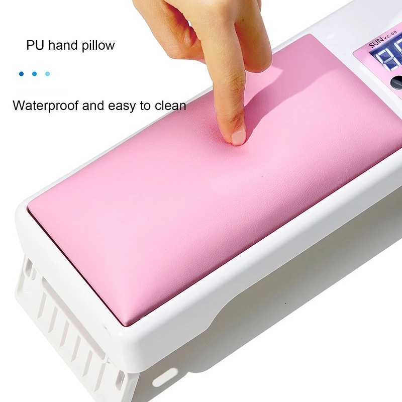 Handheld low nail dryer UV/LED light digital display folding timer fast drying process photo light nail tool M241123