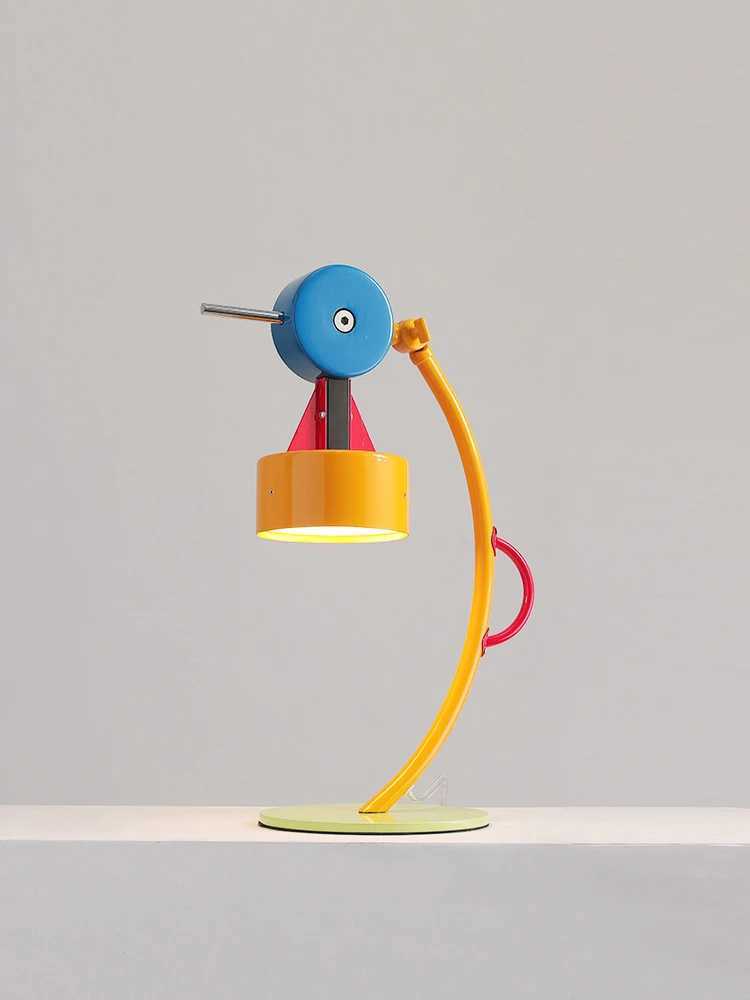 Modern Nordic Memphis Creative Fun Macaron Colorful Geometric Lights Living Room Bedroom Childrens Art Table Forest X241122