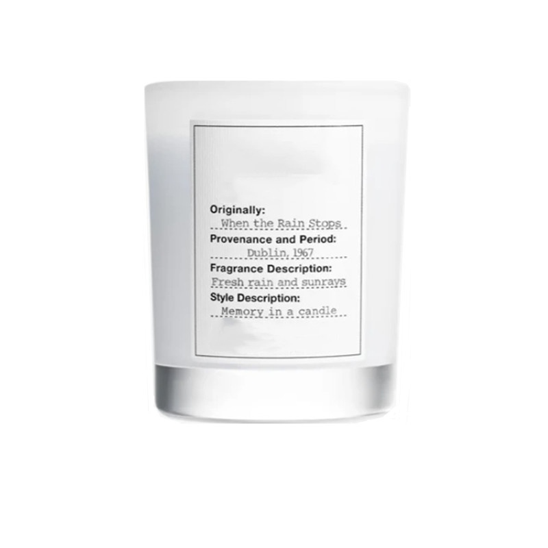 Scented Candle Incense Lazy day Morning Perfume Candle 165g beach autumn vibes Bougie Scented Candles Lasting Paris Brand on a date from the garden bu
