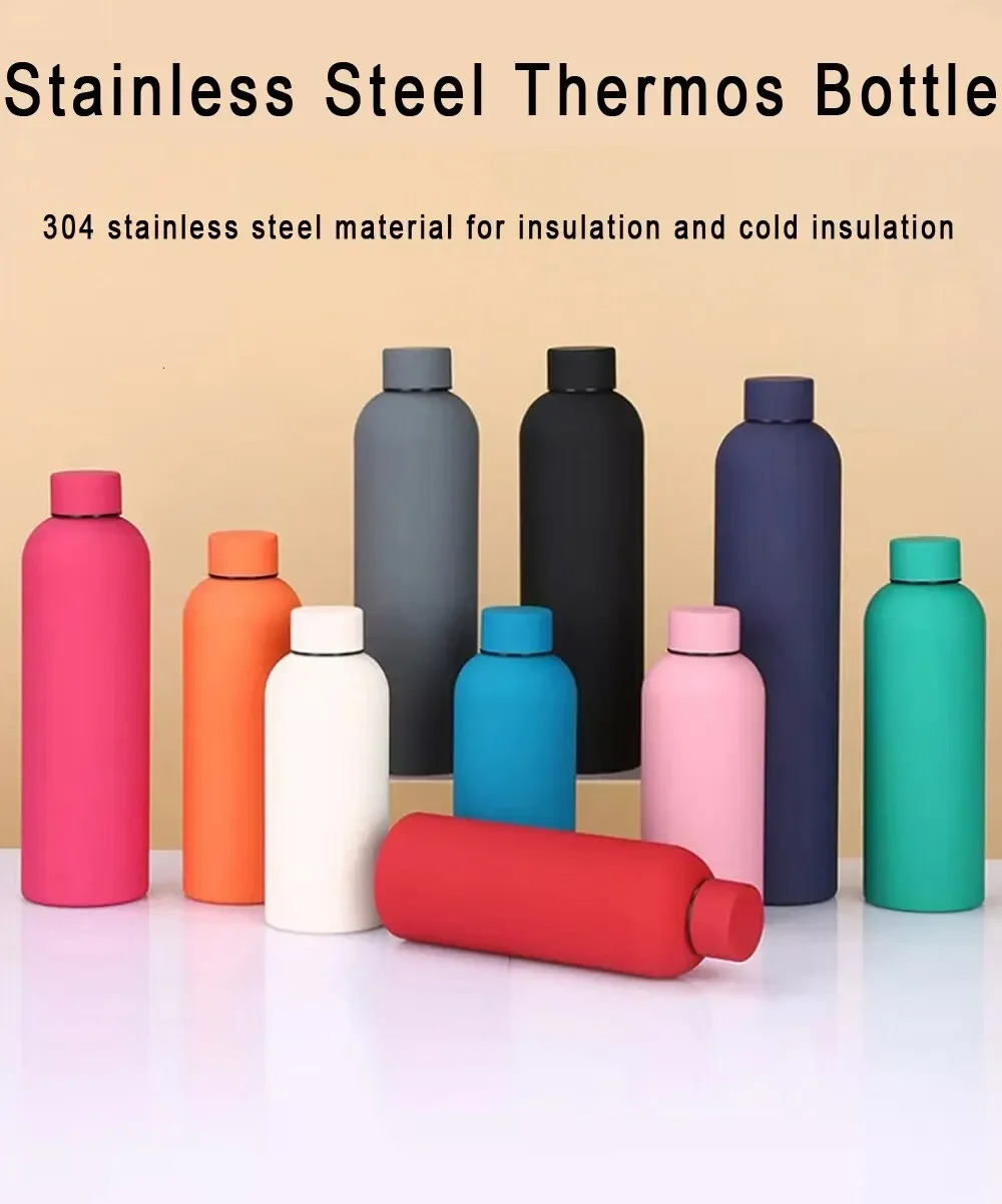 stampup 1000ML DoubleWall Stainless Steel Leakproof Thermal Vacuum Flask Insulated Water Bottle Sports Coffee Straight Body Cup 241121 W260226