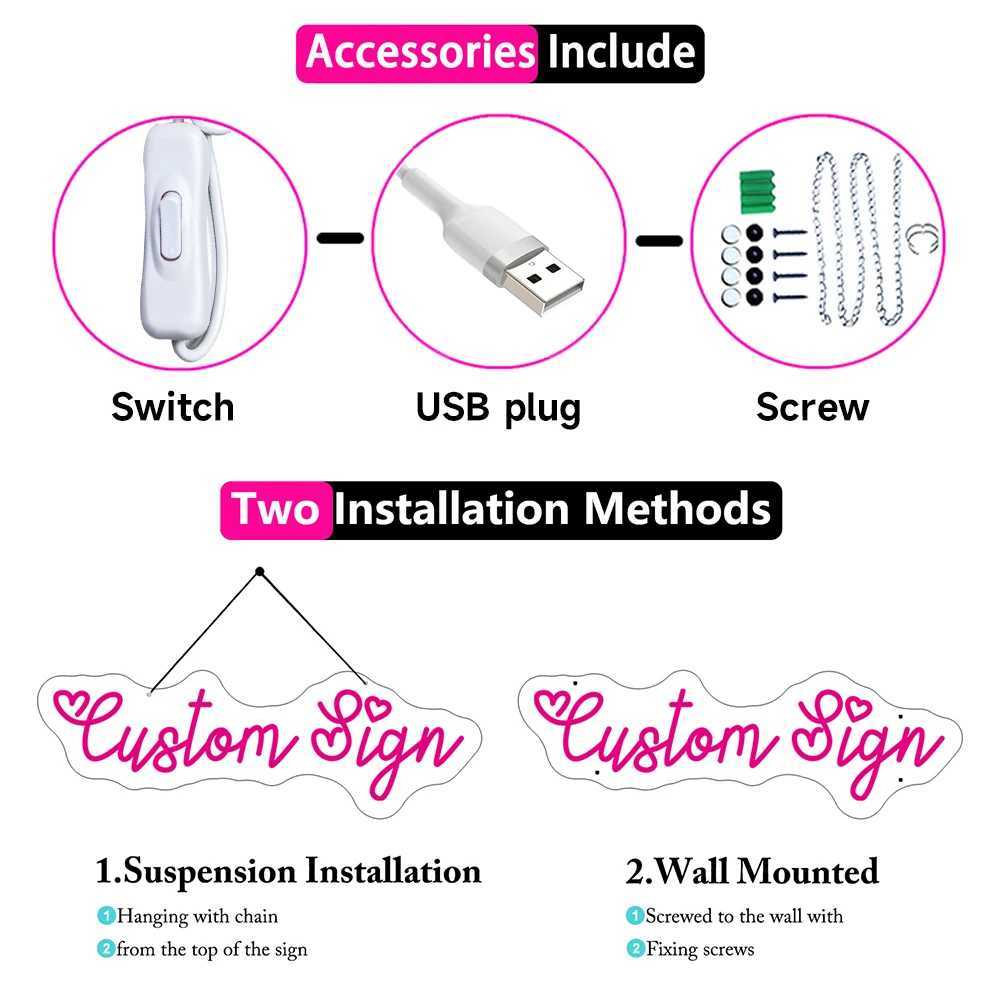 Custom Led Neon Lights Sign Lash Boss Art Wall Hanging Neon Lights Led Neon Lamps Sign Wall Room Store Decoration Z241123