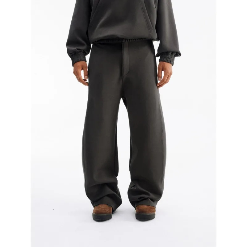 QWEEK America Casual Grey Sweatpants Men Basic Baggy Classical Sports Pants Woman Joggers Korean Black Wide Leg Trousers 241121