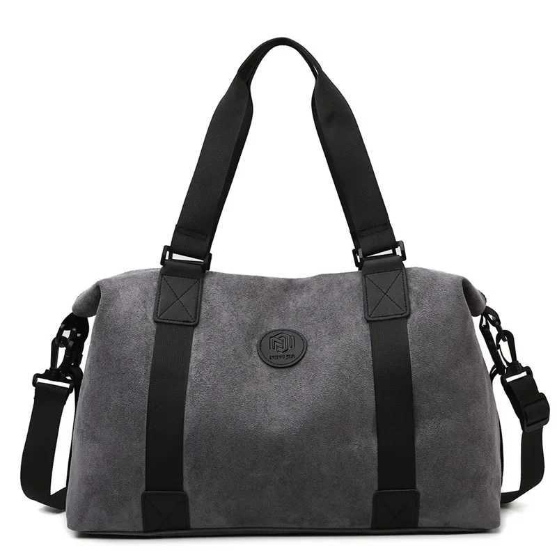 New Suede Travel Handbag Womens Portable Sports and Fitness Bag Mens Large Capacity Fiable Short Distance Travel TotesXJ241122