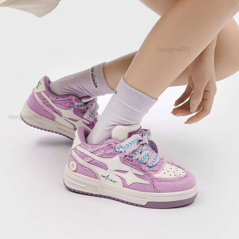 Women For Men Tennis Retro Y2K Star Skateboard Streetwear Fashion Male Sneakers Couple Outdoor Sports Casual Shoes