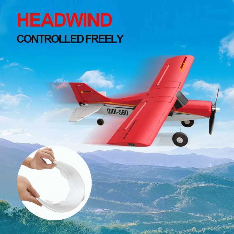 Aircraft Model Qidi560 Moore M7 Off-road RC Plane 4CH Brushless Remote Control Airplane Fixed Wing EPP Foam Toys for Children H241123Q7AZ