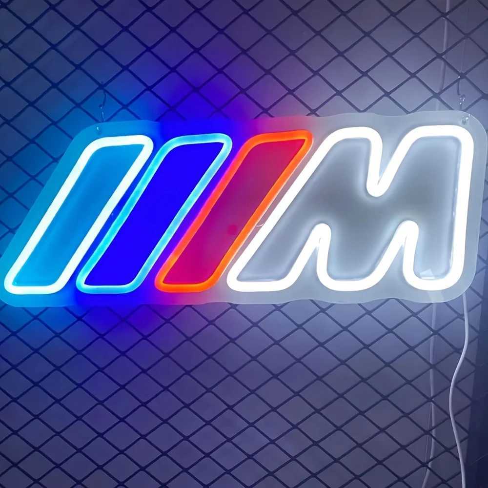 Car Power neon sign car LED neon nightlight suitable for car shops mens dens bedrooms garages carport wall de Z241123