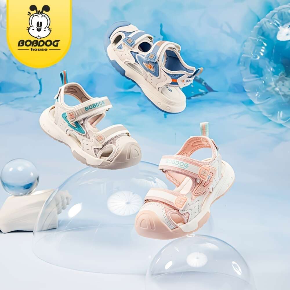 BOBDOG House Girl's Adorable Close Toe Breathable Sandals Comfy Durable Beach Water Shoes for Kid's Outdoor Activities Summer BBT32241