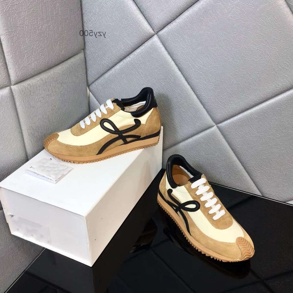 runner sneakers designer flow mens womens casual shoes in nylon suede sneaker upper fashion sport ruuning classic sh lies fjzw loewesneaker loewes loewetops PDKB