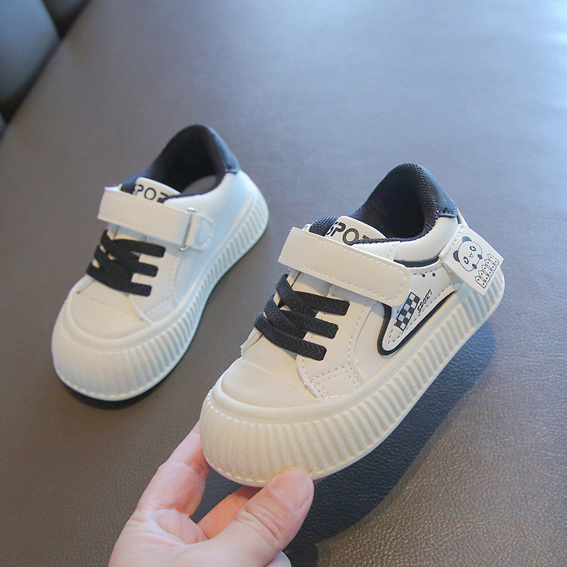 Kid Casual Sport Shoes Soft Kick Prevention Boys Girls Baby Board Shoes Happysteps Fashion Cute Cartoon Toddler Running Shoes Size 16 - 31