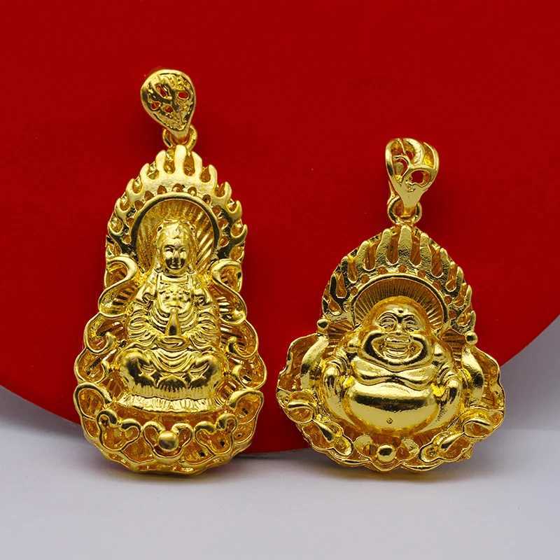 18K womens alloy necklace Guanyin gold dragon pendant Kravik chain wedding engagement non fading jewelry gift X241123