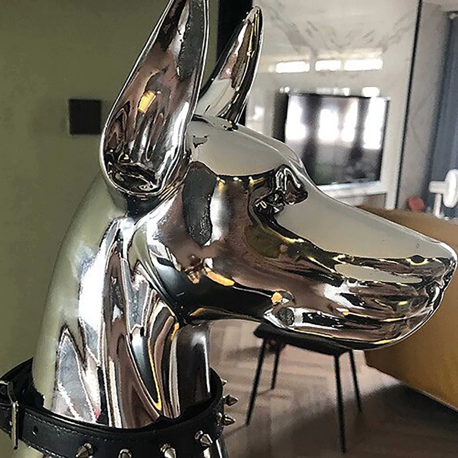 Decorative Objects Figurines Home Decor Sculpture Doberman Dog Large Size Art Animal Statues Figurine Room Decoration Resin Statue Ornamentgift Holida