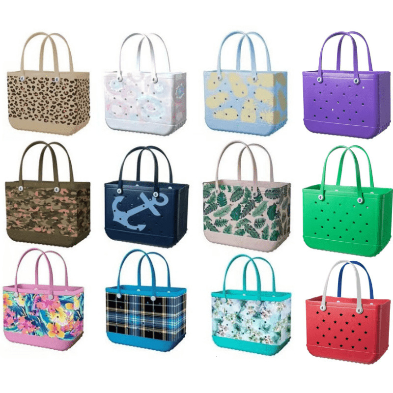 Dongdong Big Beach Storage Handbag Printed EVA Outdoor Basket Pet Bag