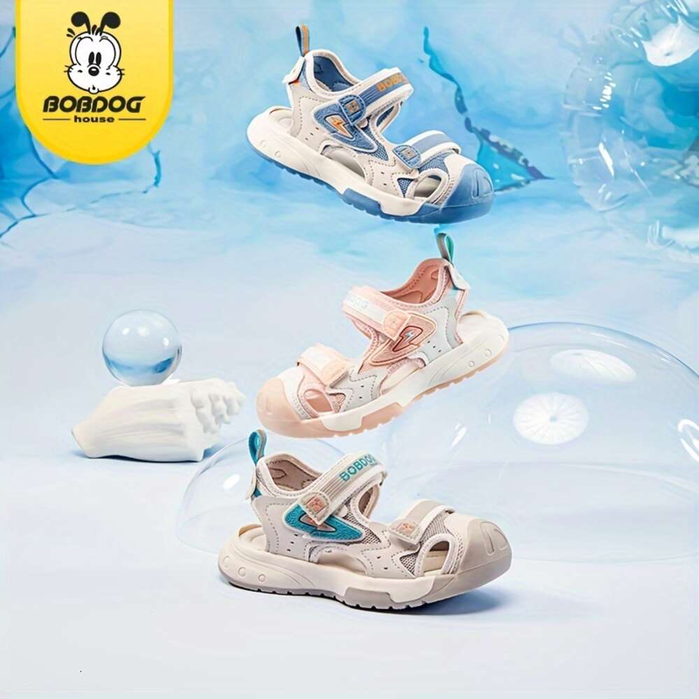 BOBDOG House Girl's Adorable Close Toe Breathable Sandals Comfy Durable Beach Water Shoes for Kid's Outdoor Activities Summer BBT32241