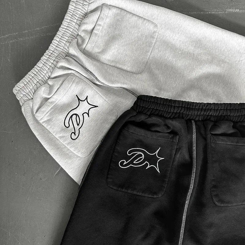 Men's Pants Y2K Streetwear Sweatpants Men Women Harajuku Letter Embroidery Baggy Casual Hip Hop Jogging Cotton Sport Trousers
