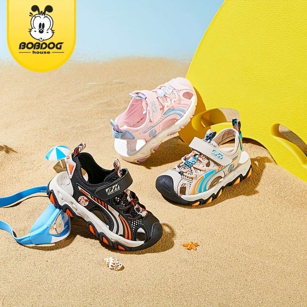 BOBDOG Unisex Kid's Close Toe Breathable Sandals Comfy Durable Casual Beach Water Shoes for Boy's & Girl's Outdoor Activities BBT22641