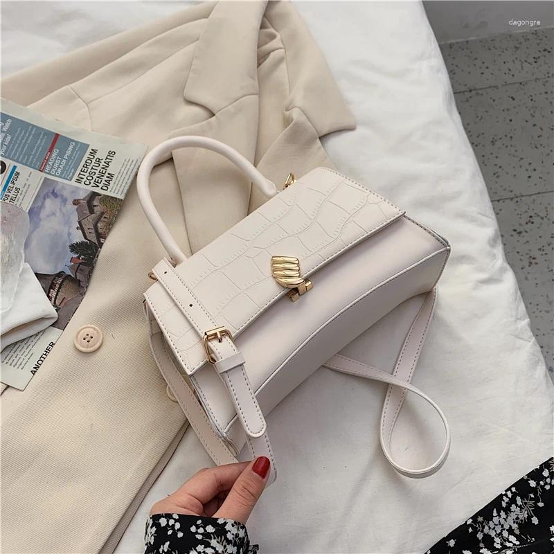 Shoulder Bags Handbags Women Designer Leather Bag Sac Green Female Crossbody Solid Flap Girls Fashion Tote 01a7