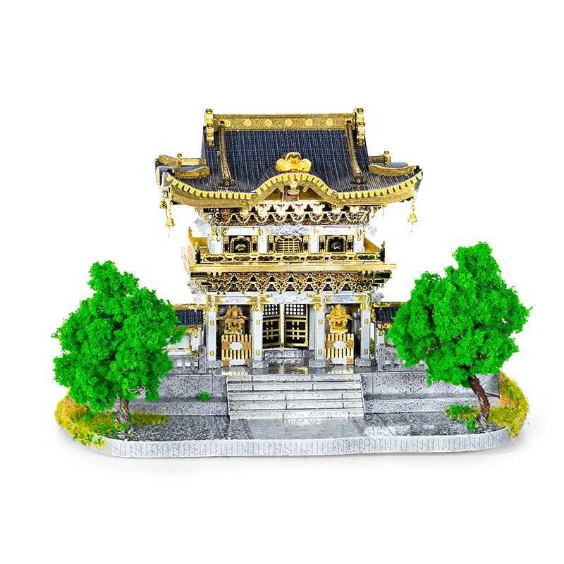 MMZ Model Iron Star 3D Metal Puzzle Nikko Tosho gu Shrine Japan Assembly Model Kit DIY 3D Laser Cutting Puzzle Toy X241122