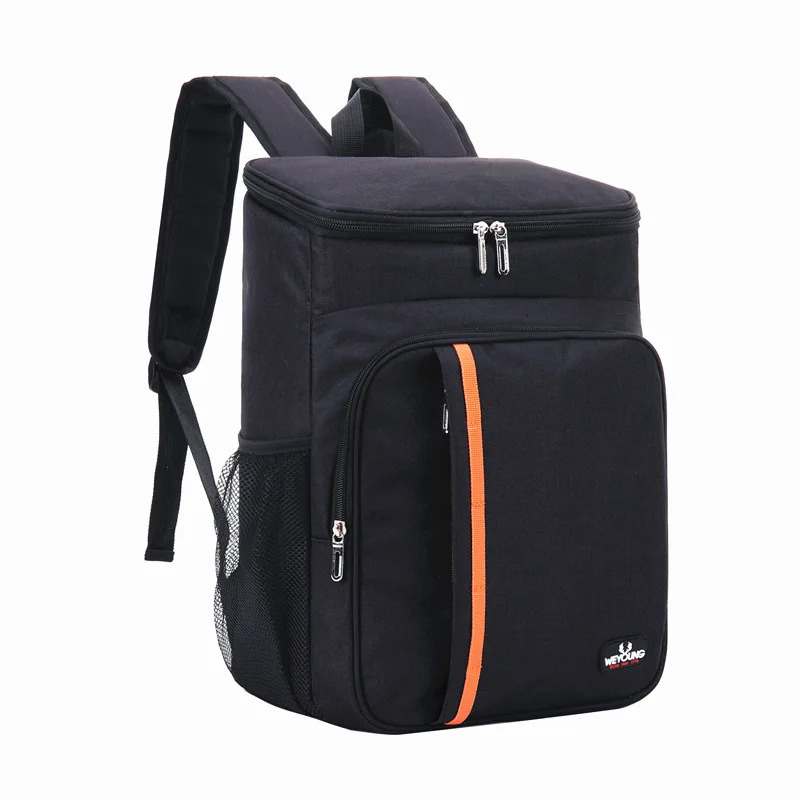 20L Portable Thermal Lunch Bag Food Box Durable Waterproof Cooler Ice Insulated Case Camping Oxford Dinner Backpacks Icebox 240409