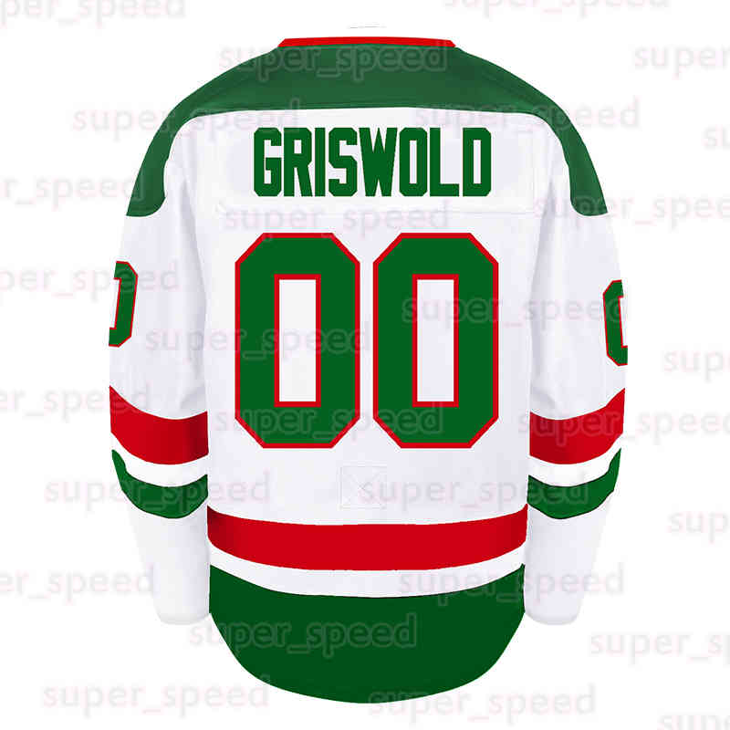 Mens Women Adults 00 Clark Griswold Ice Hockey Jersey Christmas 13 Jason Voorhees Black Friday 13th Movie Jerseys Halloween Shirt Long sleeves Embroid